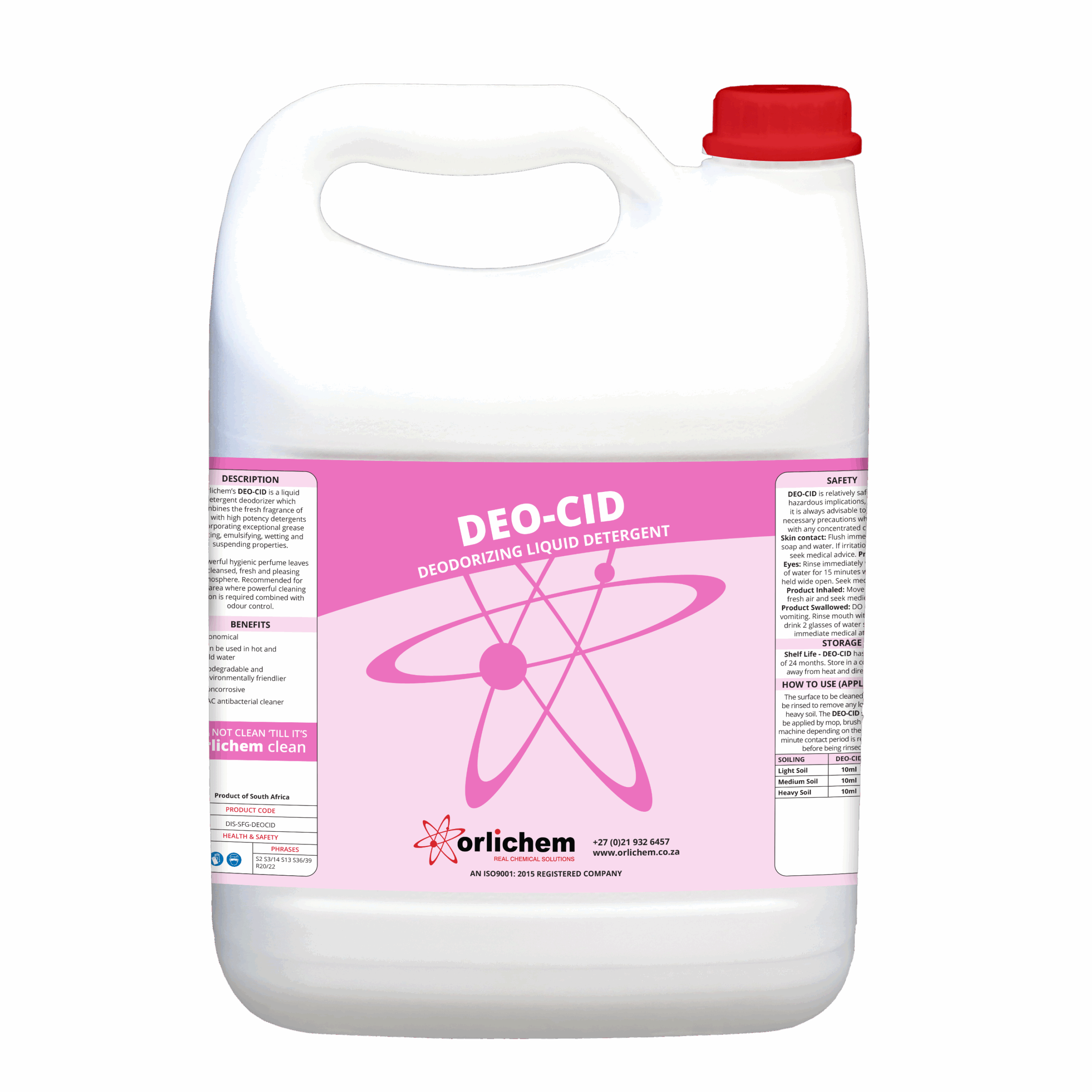 5l Jerry Can Mockup Red Cap - Deo-CID
